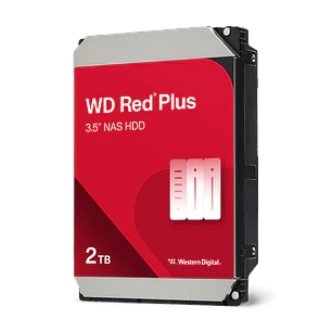 Western Digital WD Red Plus WD20EFPX Disco Duro NAS 2TB, 3.5