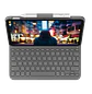 Logitech Slim Folio, Funda con Teclado para iPad 10ª Gen/A16, Bluetooth LE, Inglés, Oxford Grey - Miniatura 3