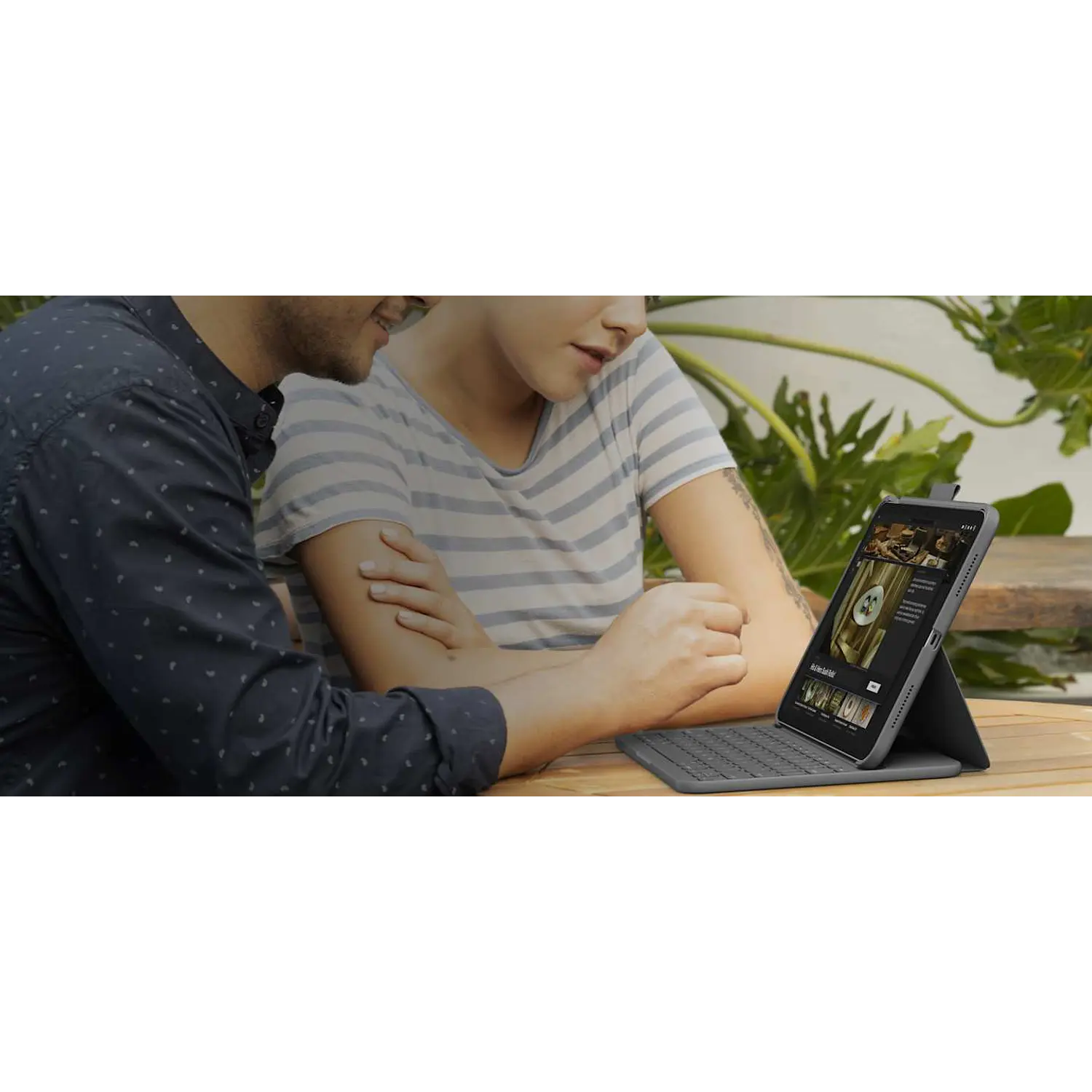 Logitech Slim Folio, Funda con Teclado para iPad 10ª Gen/A16, Bluetooth LE, Inglés, Oxford Grey 8