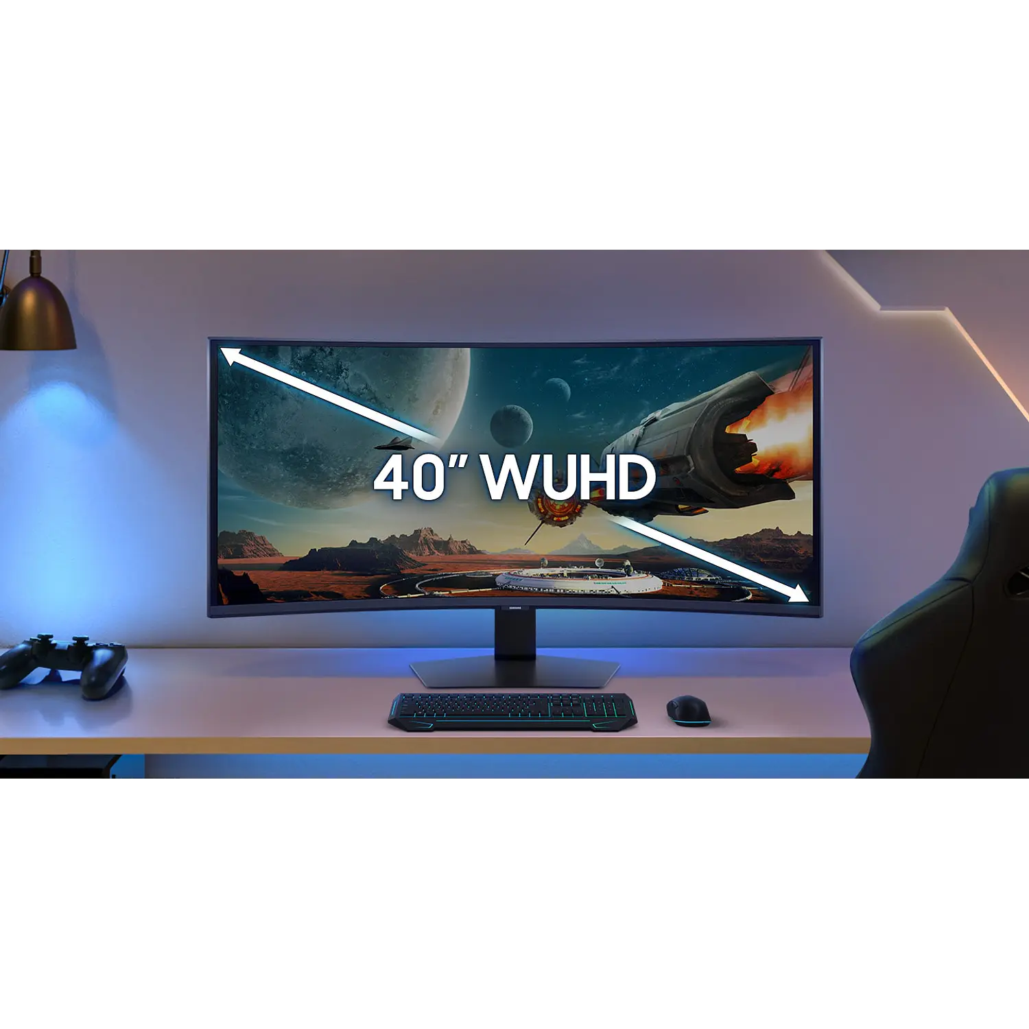 Samsung Odyssey G7 G75F, Monitor Gamer Curvo 40