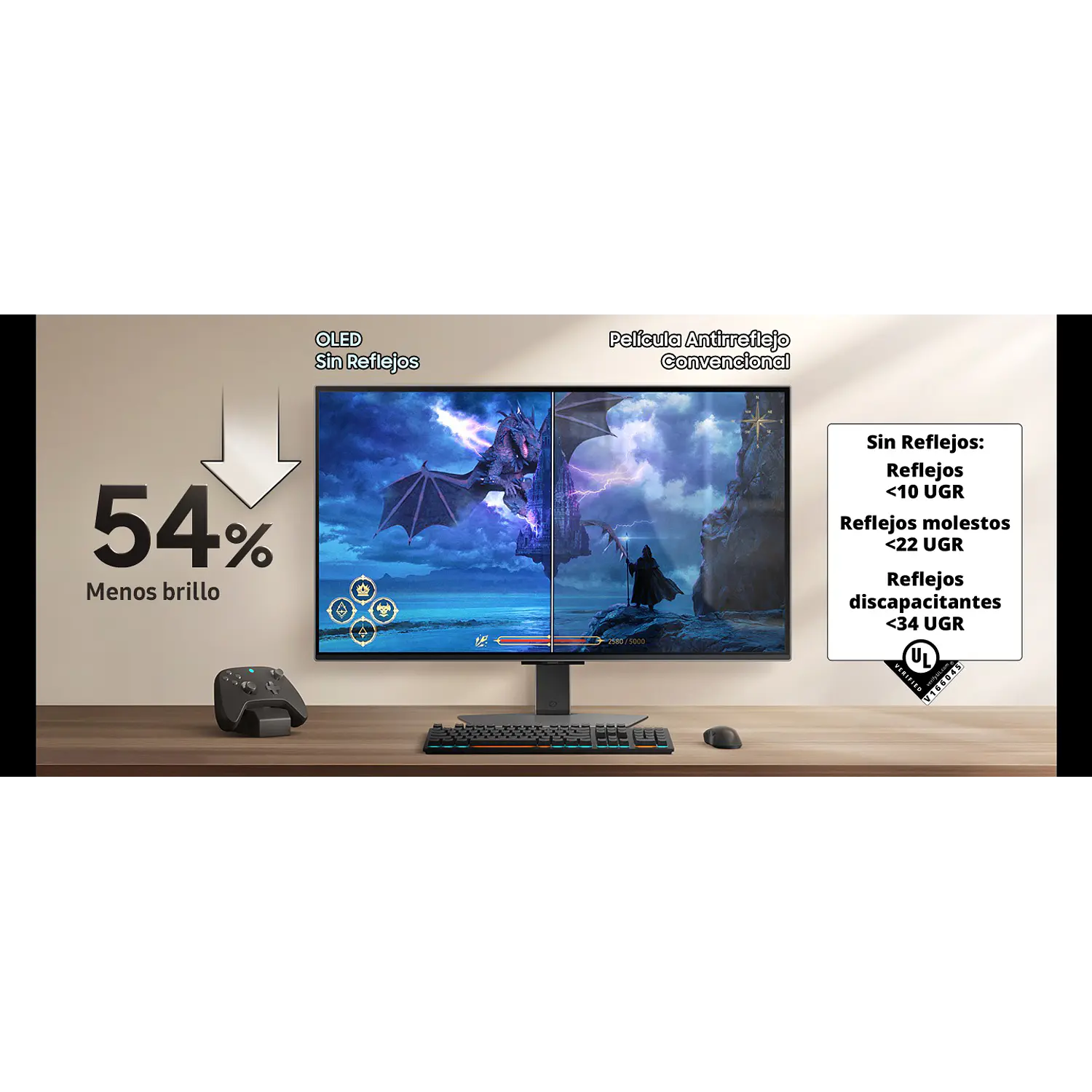Samsung Odyssey OLED G6 G60SF, Monitor Gamer 27