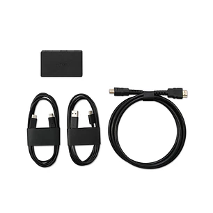 Wacom Converter Kit, Adaptador HDMI a USB-C para Movink 13 y Wacom One 12/13/14, Cables Incluidos, Negro