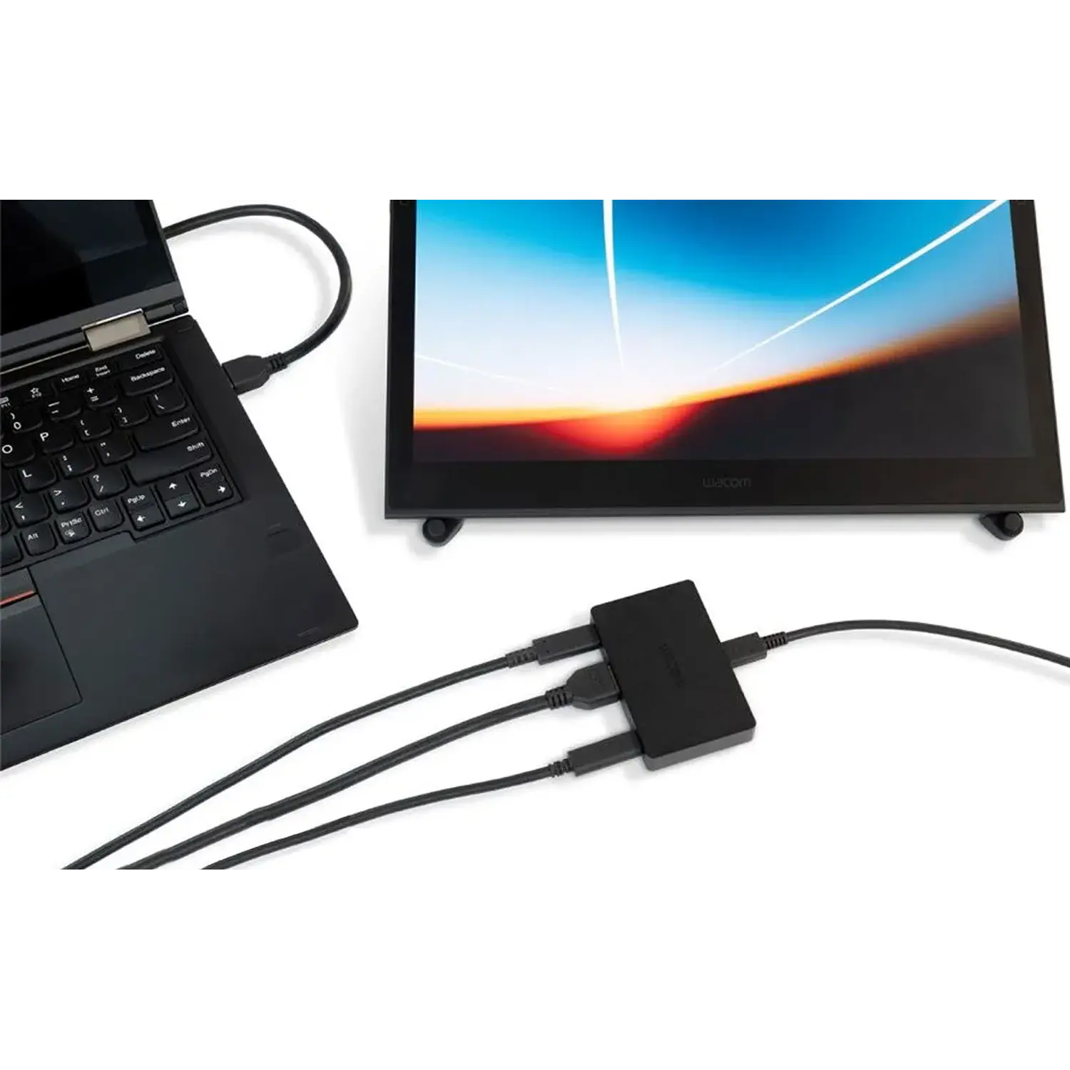 Wacom Converter Kit, Adaptador HDMI a USB-C para Movink 13 y Wacom One 12/13/14, Cables Incluidos, Negro 2