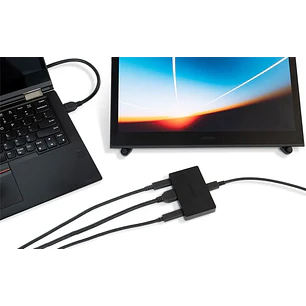 Wacom Converter Kit, Adaptador HDMI a USB-C para Movink 13 y Wacom One 12/13/14, Cables Incluidos, Negro