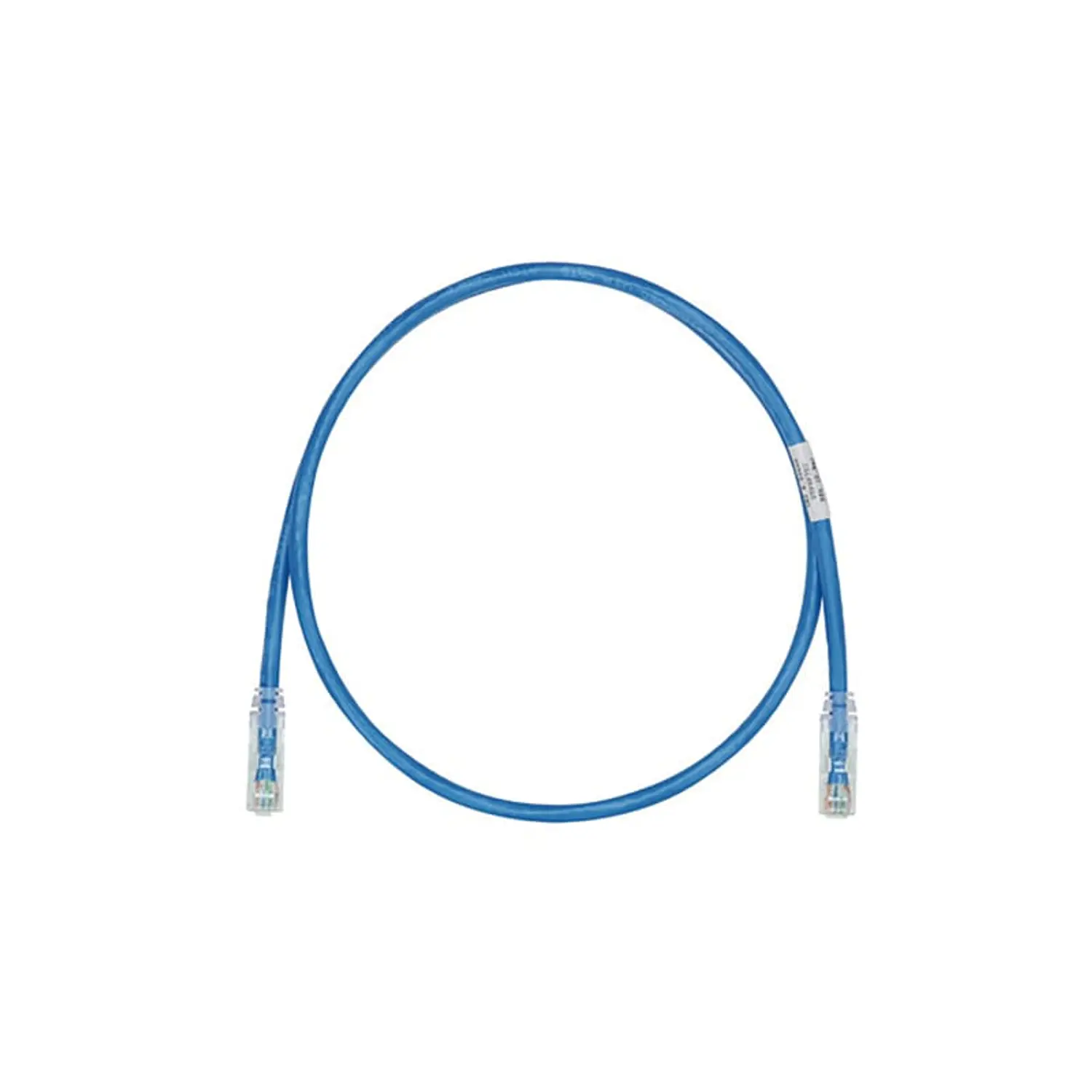 Panduit TX6-28, Patch Cord RJ45 Cat6 UTP, 28AWG, 30.5cm, PoE++, RapidID, Azul