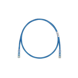 Panduit TX6-28, Patch Cord RJ45 Cat6 UTP, 28AWG, 30.5cm, PoE++, RapidID, Azul