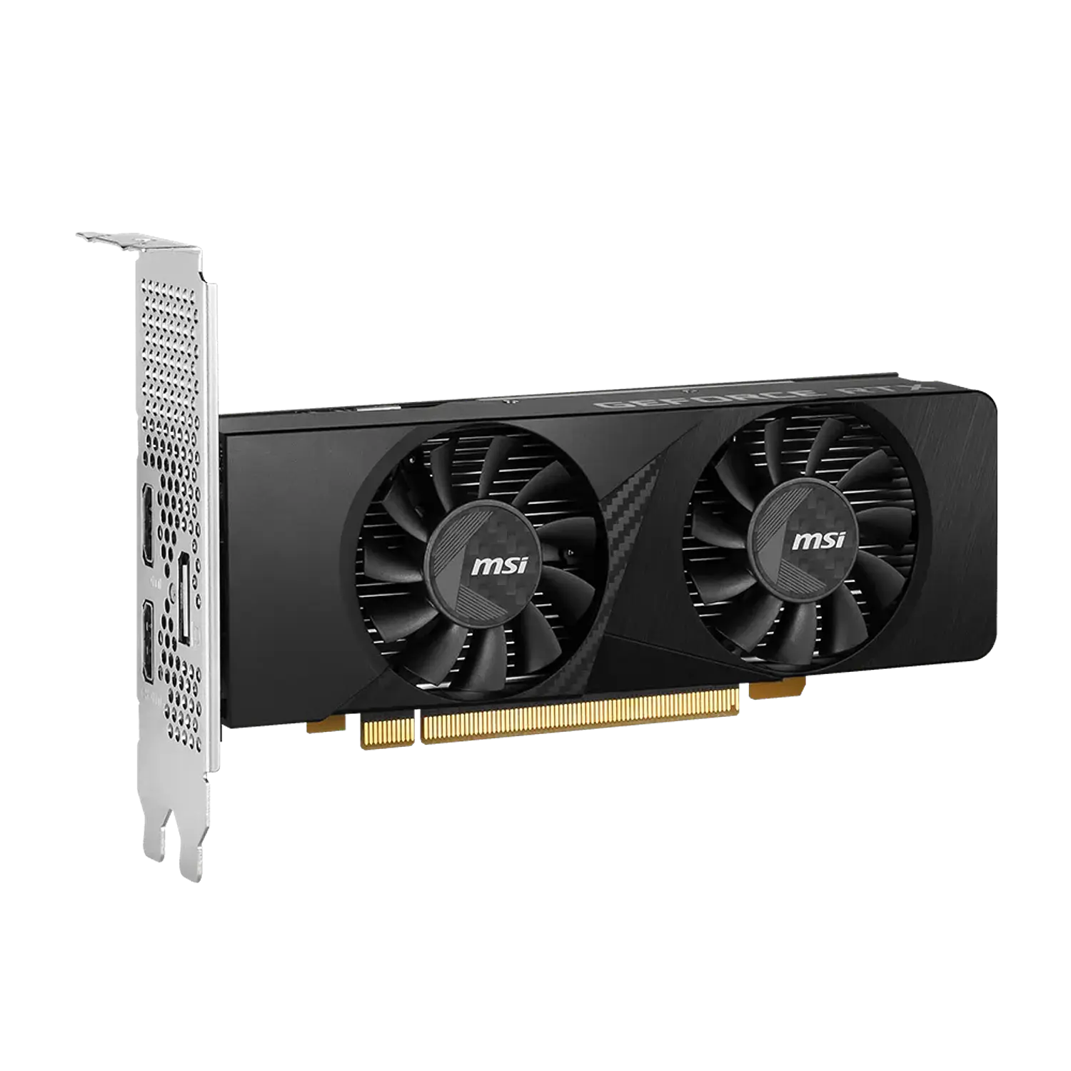 MSI GeForce RTX 3050 LP 6G OC, Tarjeta de Video Low Profile, 6GB GDDR6, 96-bit, 1492MHz, HDMI 2.1, DP 1.4a 3