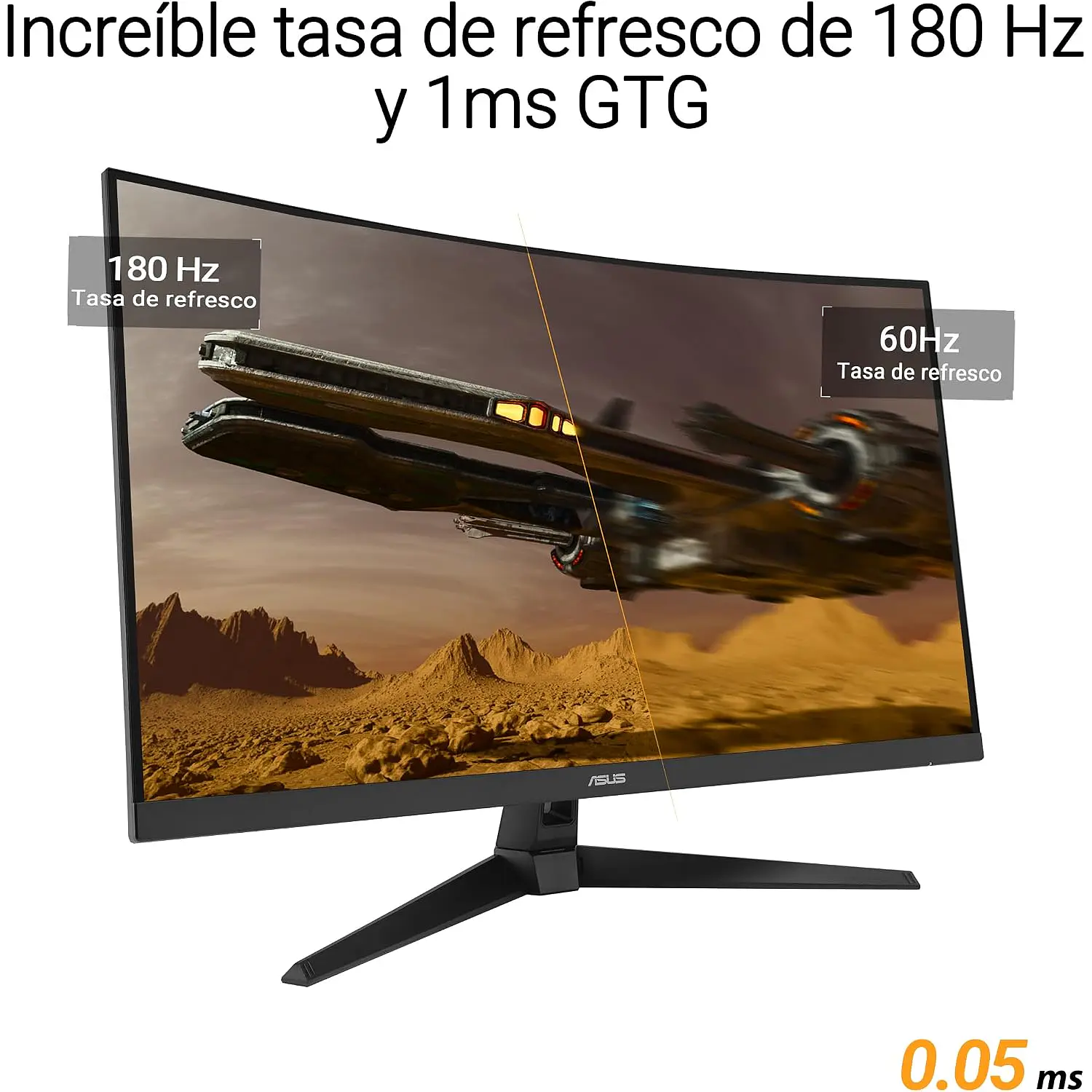 ASUS TUF Gaming VG32WQ3B, Monitor Gamer Curvo 32