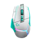 Logitech G502 X Plus, Mouse Gamer Inalámbrico, HERO 25K, LIGHTSPEED, RGB, Blanco/Menta - Miniatura 1