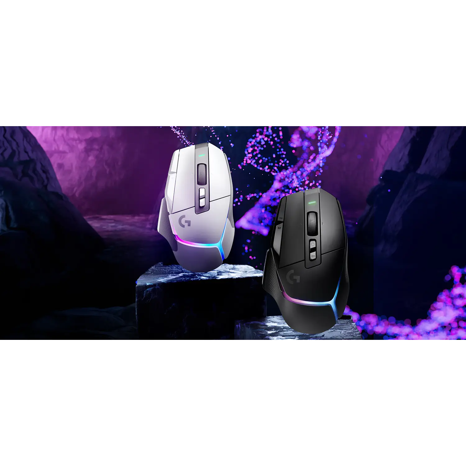 Logitech G502 X Plus, Mouse Gamer Inalámbrico, HERO 25K, LIGHTSPEED, RGB, Blanco/Menta 8