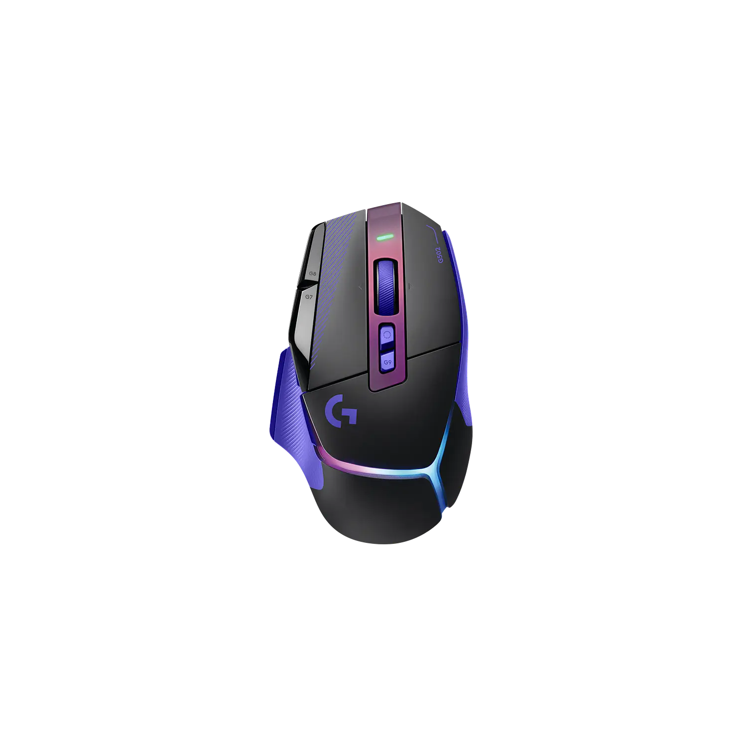 Logitech G502 X Plus, Mouse Gamer Inalámbrico, HERO 44K, LIGHTSPEED, RGB, Dark Lilac 1