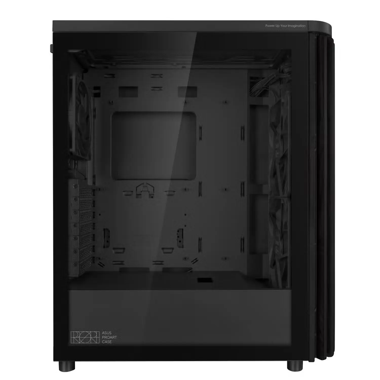 ASUS ProArt PA401 Wood Edition, Gabinete ATX, Vidrio Templado, 3 Fans PWM, USB-C 20Gbps, Negro 13