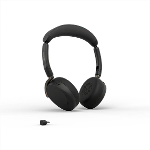 Jabra Evolve3 65 Flex MS, Audífonos Bluetooth 5.3, ANC Adaptativa, IA, 80 h, Teams, USB-A