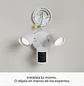 Ring Floodlight Camera 2K (2ª Gen), Cámara de Seguridad WiFi 2K, 2000 lm, Sirena, Cableada, Blanco - Miniatura 2