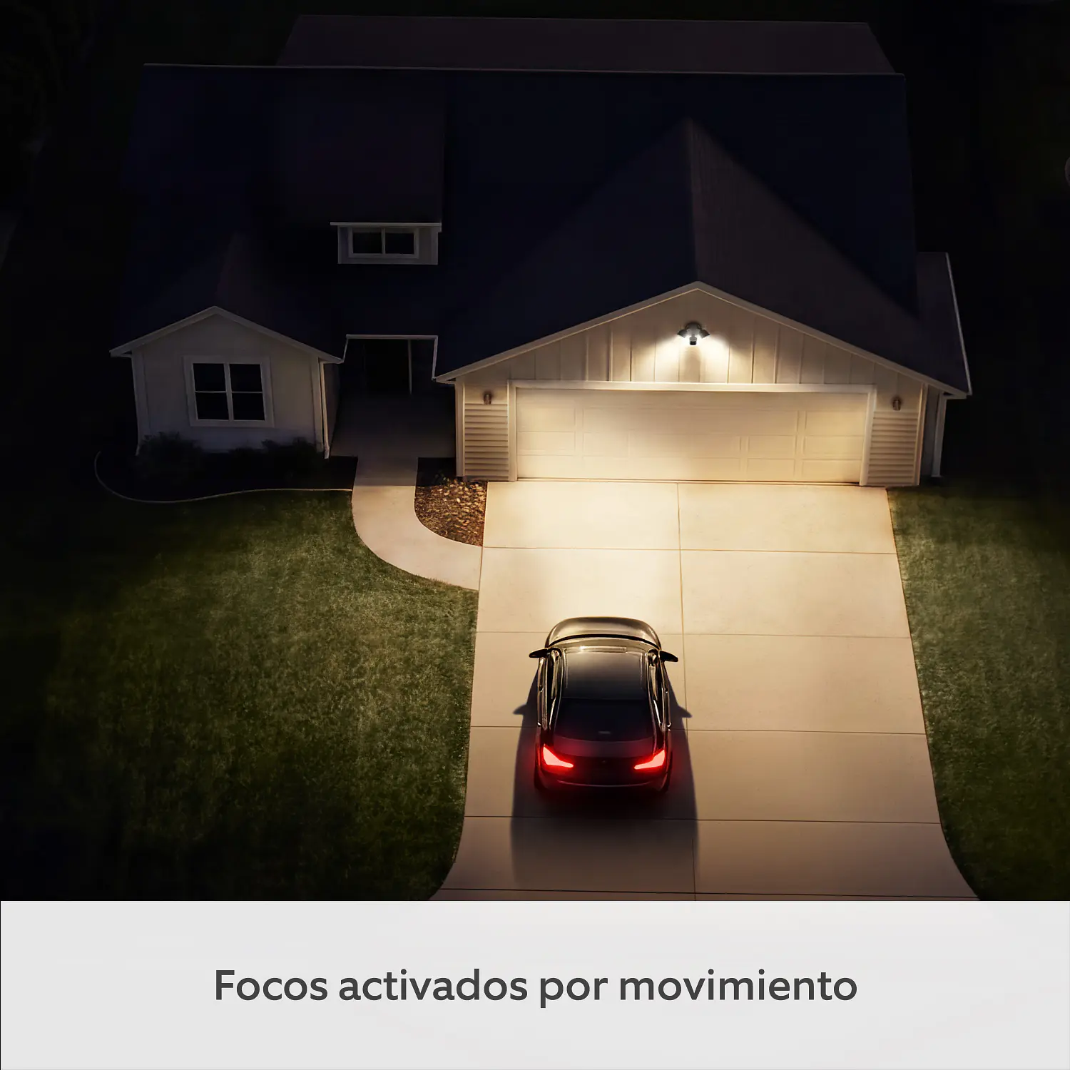 Ring Floodlight Camera 2K (2ª Gen), Cámara de Seguridad WiFi 2K, 2000 lm, Sirena, Cableada, Blanco 6