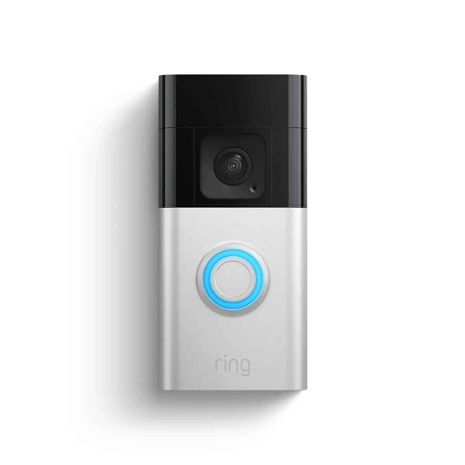 Ring Battery Doorbell Plus, Timbre Inteligente WiFi 1536p HD+, Head-to-Toe, Batería Quick Release, Níquel Satinado 1