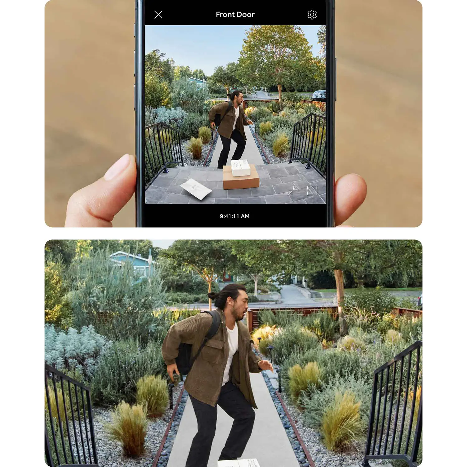 Ring Battery Doorbell Plus, Timbre Inteligente WiFi 1536p HD+, Head-to-Toe, Batería Quick Release, Níquel Satinado 5