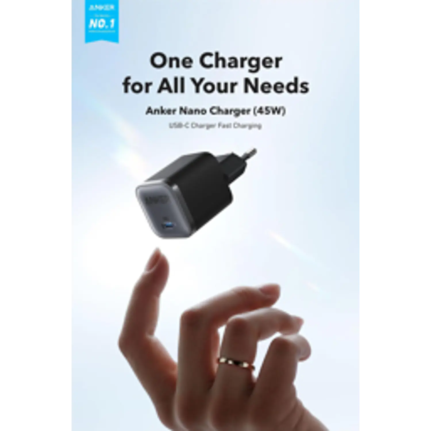 Anker A2692L11, Cargador Nano 45W, USB-C, GaN, Power Delivery, PPS, Negro 3