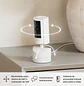 Ring Pan-Tilt Indoor Cam, Cámara de Seguridad WiFi 1080p, Giro 360°, Inclinación 169°, Visión Nocturna Color, Blanco - Miniatura 4