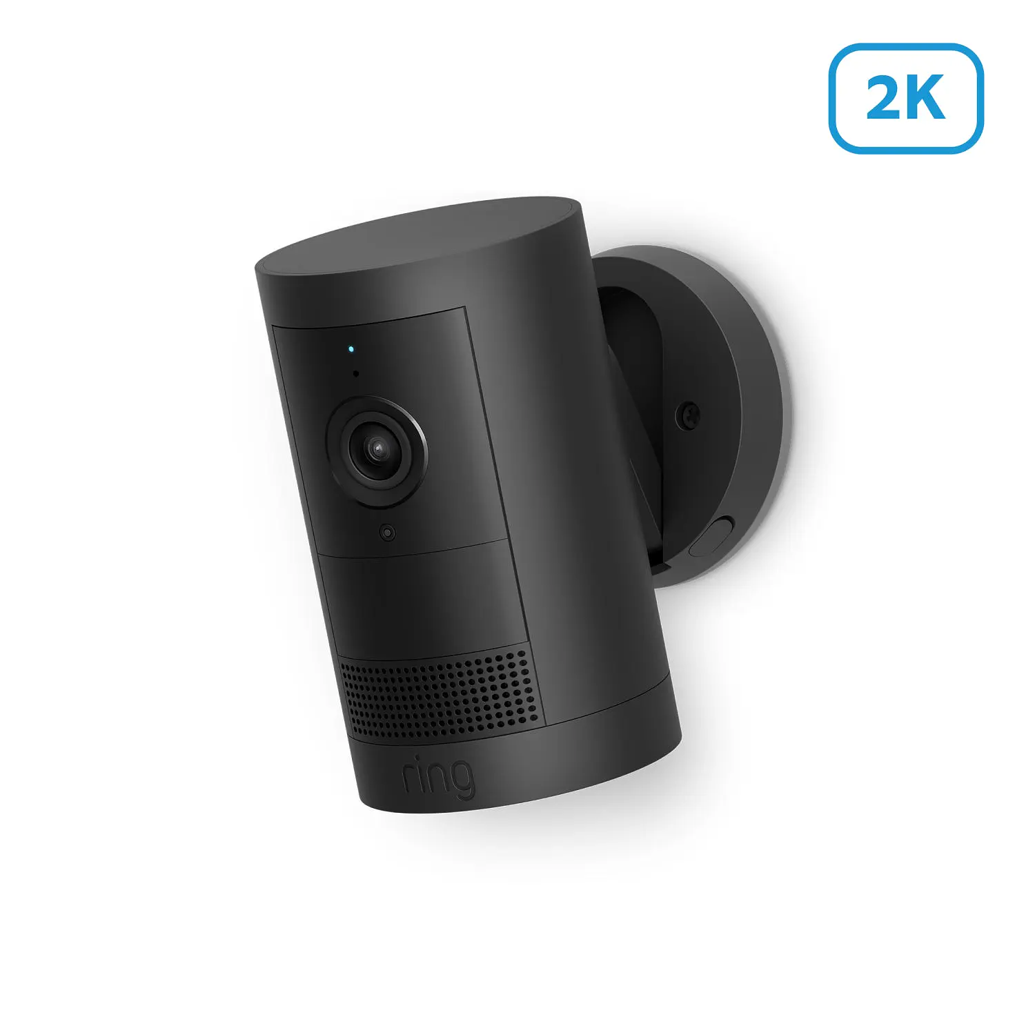 Ring Outdoor Cam Plus, Cámara de Seguridad WiFi 2K, Batería Quick Release, Wi-Fi 6, Sirena, Negro 1