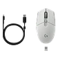 Logitech G305 X SUPERLIGHT, Mouse Gamer Inalámbrico HERO 44K, LIGHTSPEED, Bluetooth, USB-C, 59 g, Blanco - Miniatura 6