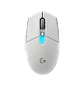 Logitech G305 X SUPERLIGHT, Mouse Gamer Inalámbrico HERO 44K, LIGHTSPEED, Bluetooth, USB-C, 59 g, Blanco - Miniatura 1