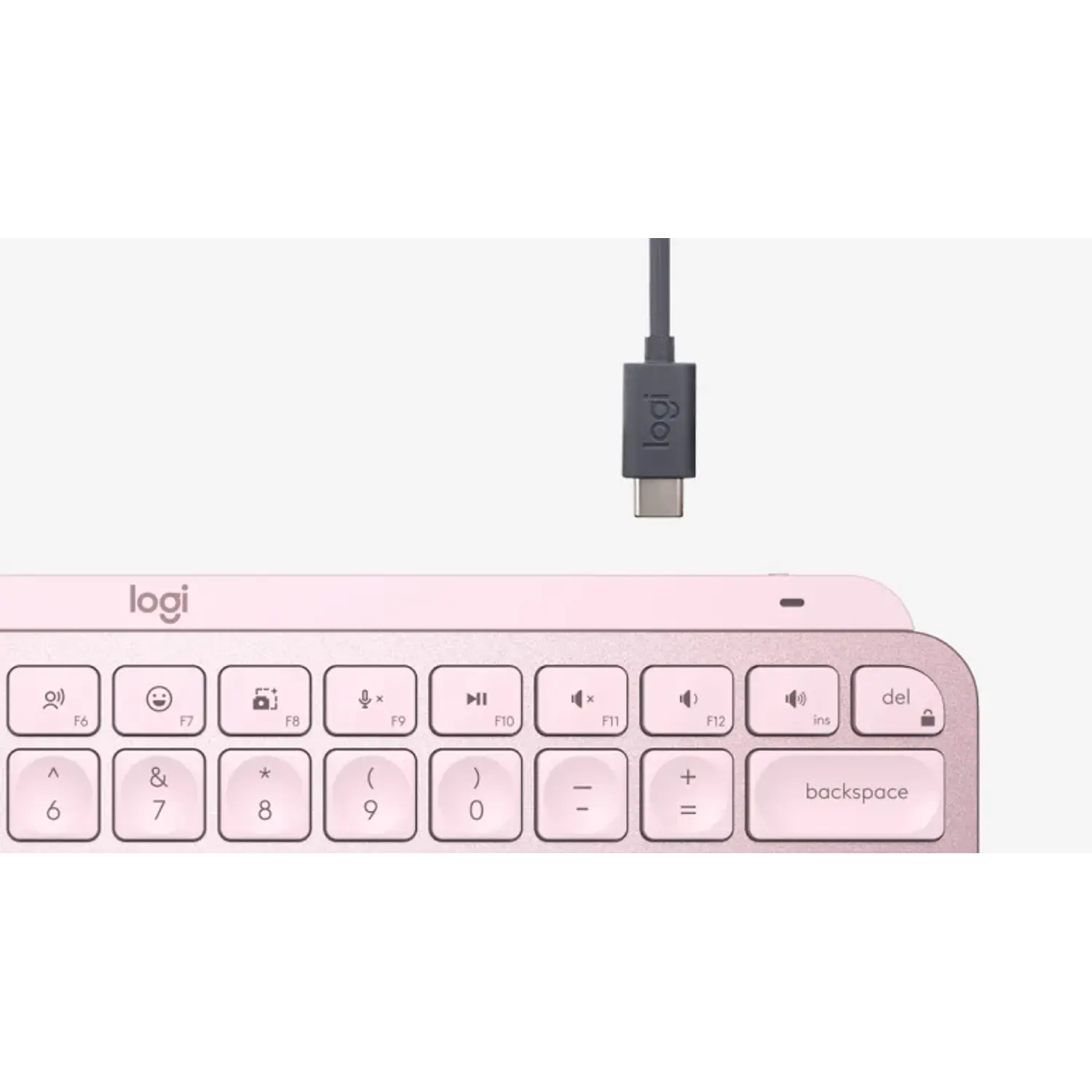 Logitech MX Keys Mini, Teclado Inalámbrico Compacto, Bluetooth, Retroiluminado, Español, Grafito 7