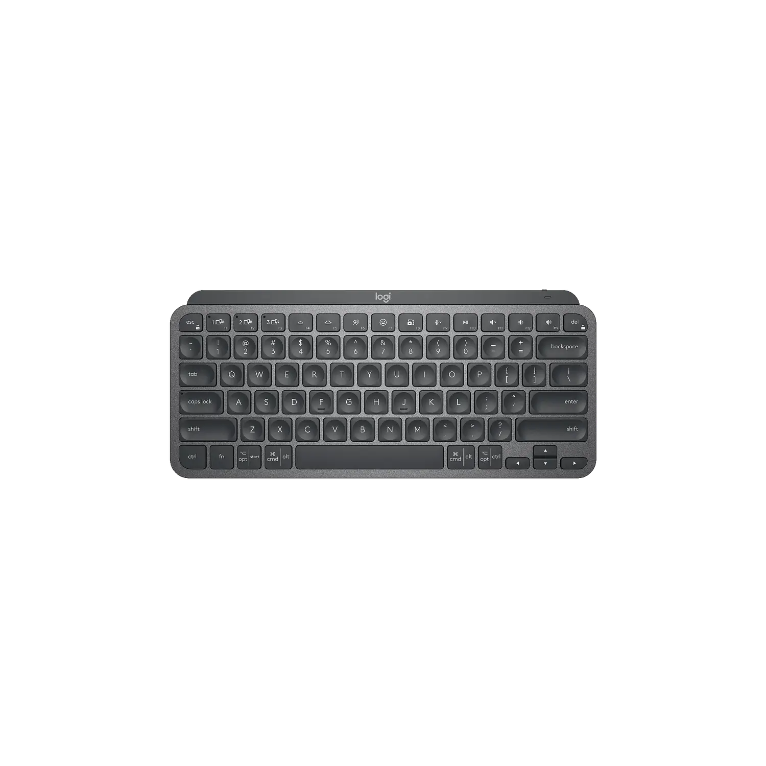 Logitech MX Keys Mini, Teclado Inalámbrico Compacto, Bluetooth, Retroiluminado, Español, Grafito 2