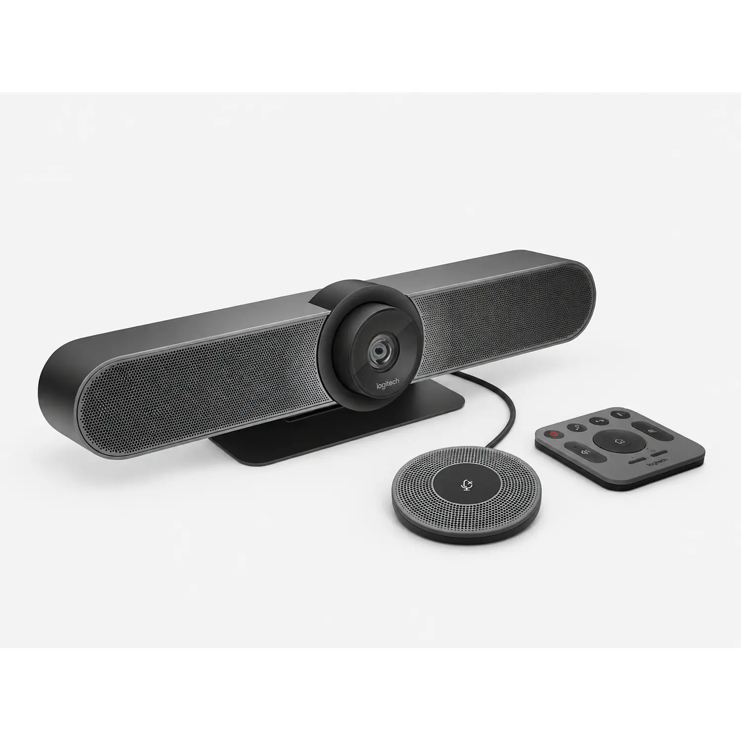 Logitech MeetUp + Micrófono de Expansión, Kit de Videoconferencia 4K, Campo Visual 120°, Zoom 5x, USB, Negro 1