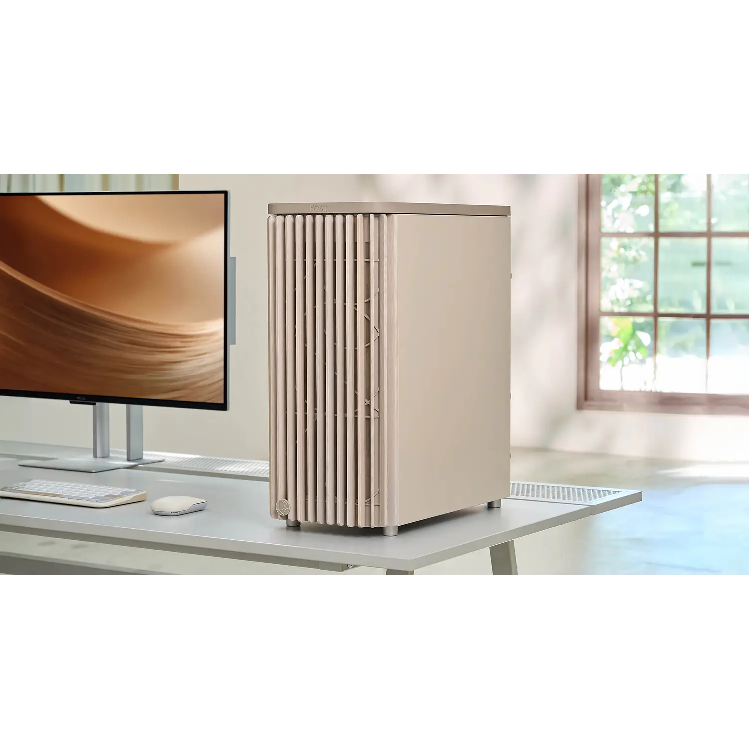 ASUS ProArt PA401 Wood Edition Beige, Gabinete ATX, Vidrio Templado, 3 Fans PWM, USB-C 20Gbps 11