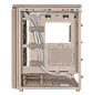 ASUS ProArt PA401 Wood Edition Beige, Gabinete ATX, Vidrio Templado, 3 Fans PWM, USB-C 20Gbps - Miniatura 6