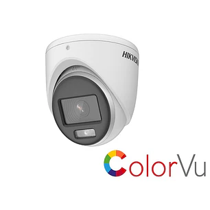 Hikvision ColorVu DS-2CE70DF0T-PF 2.8mm, Cámara Turret Interior 2MP Full HD, Luz Blanca 20m