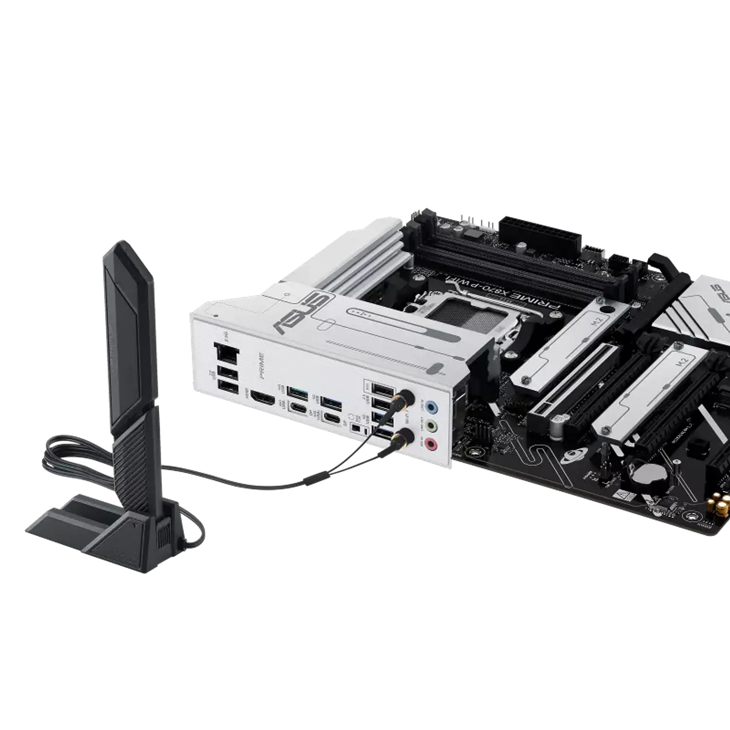 ASUS PRIME X870-P WIFI, Placa Madre ATX AM5, DDR5, PCIe 5.0, WiFi 7, USB4, 2.5GbE 9