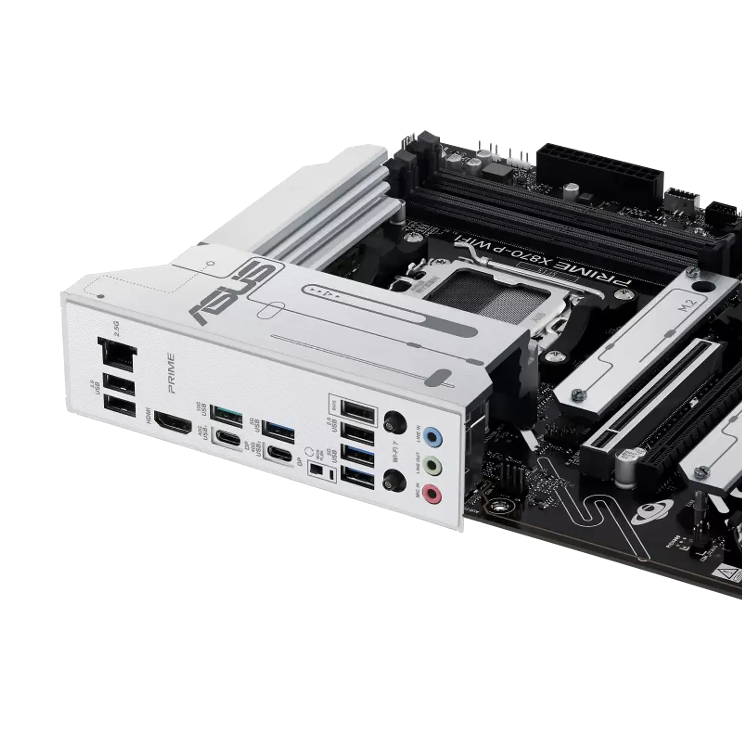 ASUS PRIME X870-P WIFI, Placa Madre ATX AM5, DDR5, PCIe 5.0, WiFi 7, USB4, 2.5GbE 7