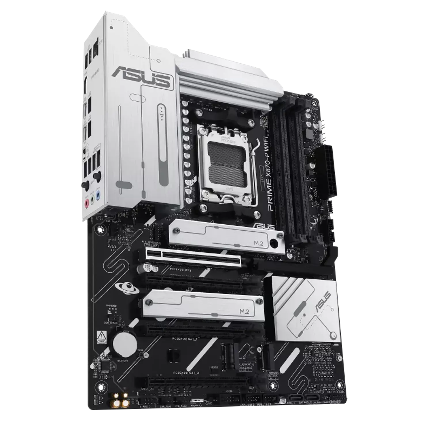 ASUS PRIME X870-P WIFI, Placa Madre ATX AM5, DDR5, PCIe 5.0, WiFi 7, USB4, 2.5GbE 3