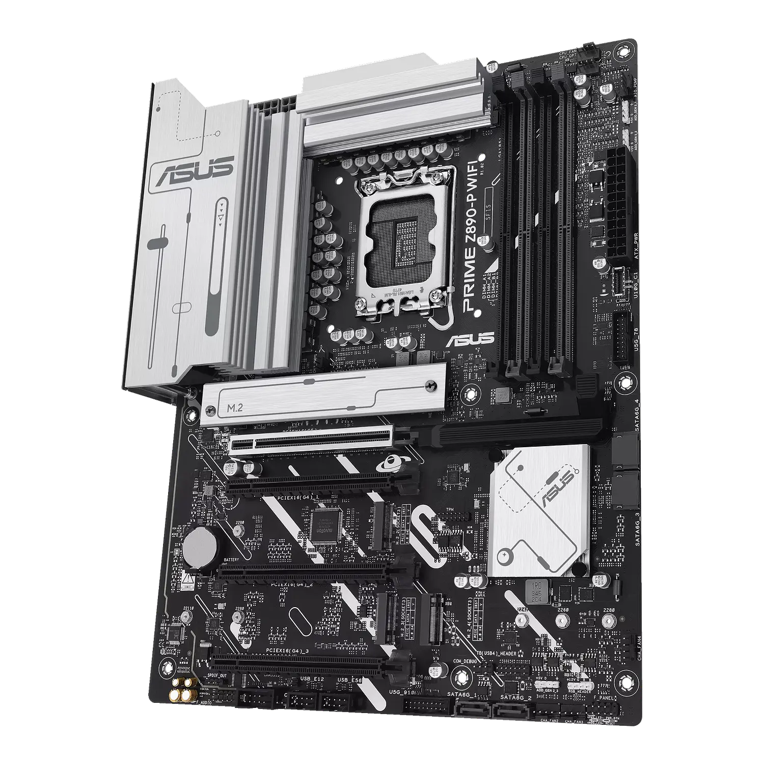ASUS PRIME Z890-P WIFI, Placa Madre ATX Intel Z890 LGA1851, DDR5, PCIe 5.0, WiFi 7, Thunderbolt 4, 2.5GbE 3