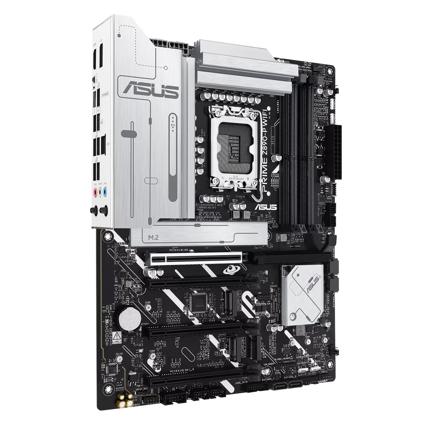 ASUS PRIME Z890-P WIFI, Placa Madre ATX Intel Z890 LGA1851, DDR5, PCIe 5.0, WiFi 7, Thunderbolt 4, 2.5GbE 4