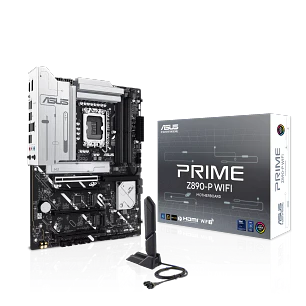 ASUS PRIME Z890-P WIFI, Placa Madre ATX Intel Z890 LGA1851, DDR5, PCIe 5.0, WiFi 7, Thunderbolt 4, 2.5GbE