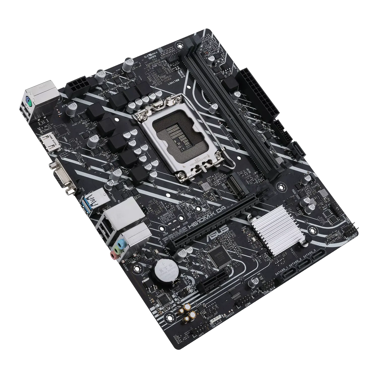 ASUS PRIME H610M-F D4 R2.0, Placa Madre Micro-ATX Intel H610 LGA1700, DDR4, PCIe 4.0, M.2, HDMI 2.1 4