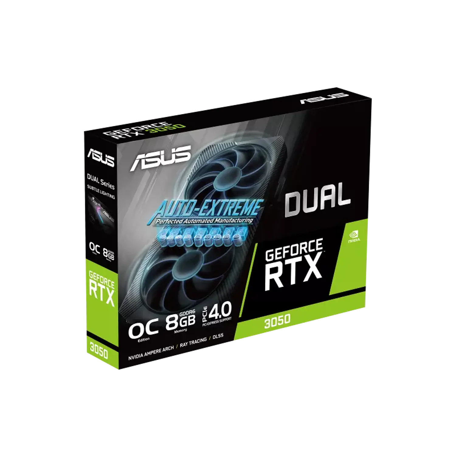 ASUS Dual GeForce RTX 3050 OC Edition, Tarjeta de Video 6GB GDDR6, 96-bit, PCIe 4.0, HDMI 2.1, DP 1.4a 6