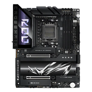 ASUS ROG Crosshair X870E Dark Hero, Placa Madre ATX AM5, DDR5, PCIe 5.0, WiFi 7, 10GbE + 5GbE, USB4