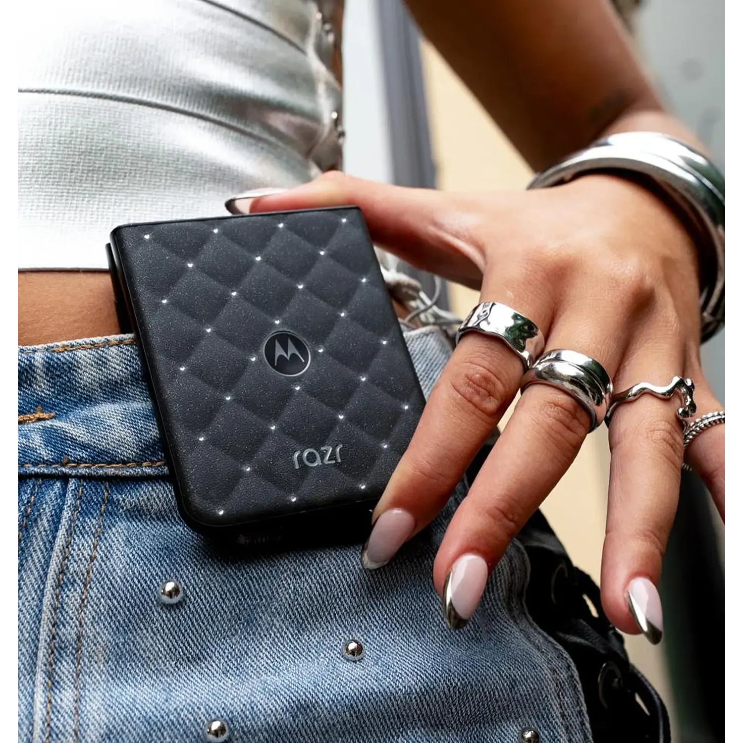 Motorola Razr 70 Crystals by Swarovski, Smartphone Plegable 5G 6.9