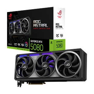 ASUS ROG Astral GeForce RTX 5080 OC Edition, Tarjeta de Video 16GB GDDR7, 256-bit, PCIe 5.0, 2790MHz