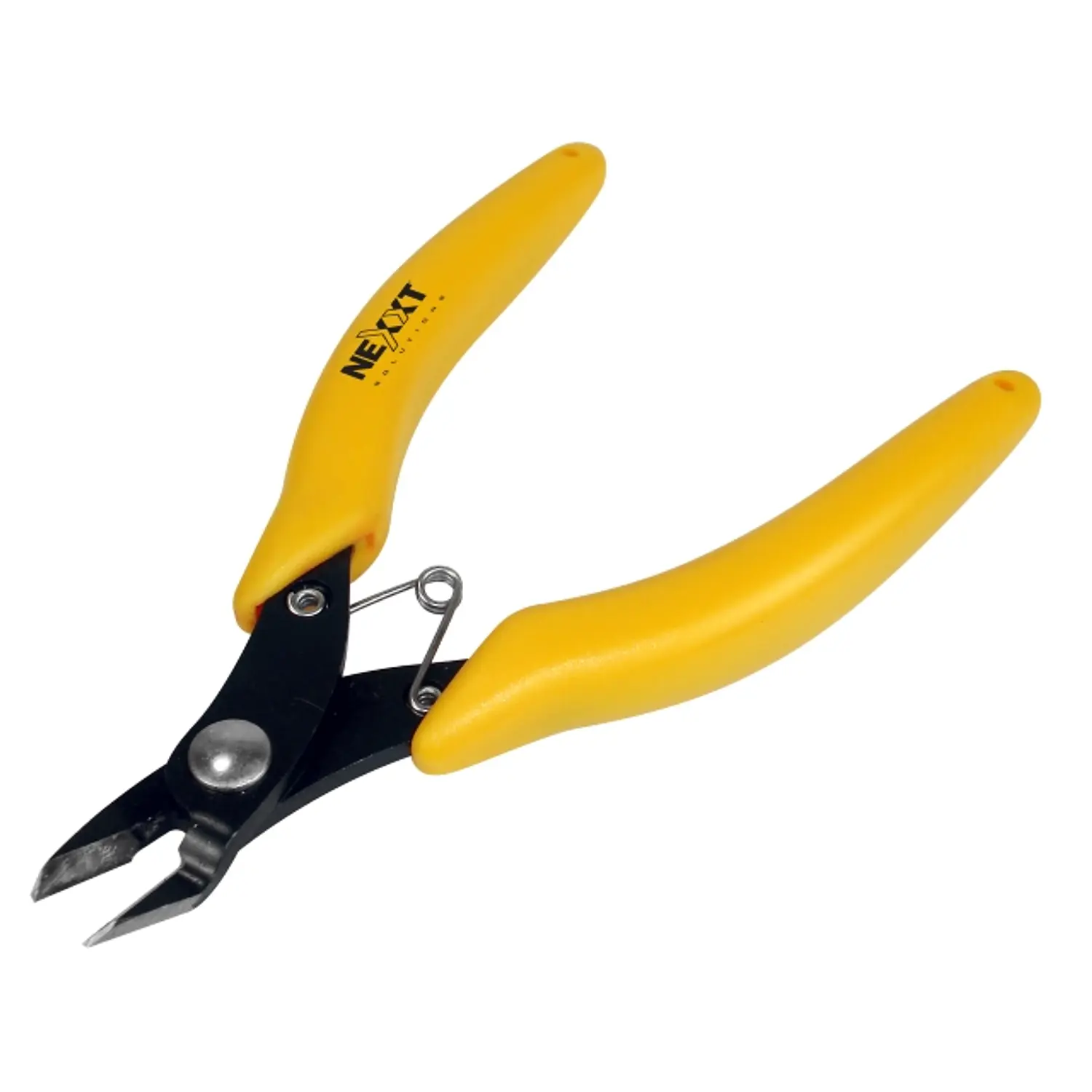 Nexxt Solutions PTKCUMISI05YL, Pinza de Corte Lateral de 5 Pulgadas para Alambre de Cobre hasta 1,2 mm, Mango Amarillo 4