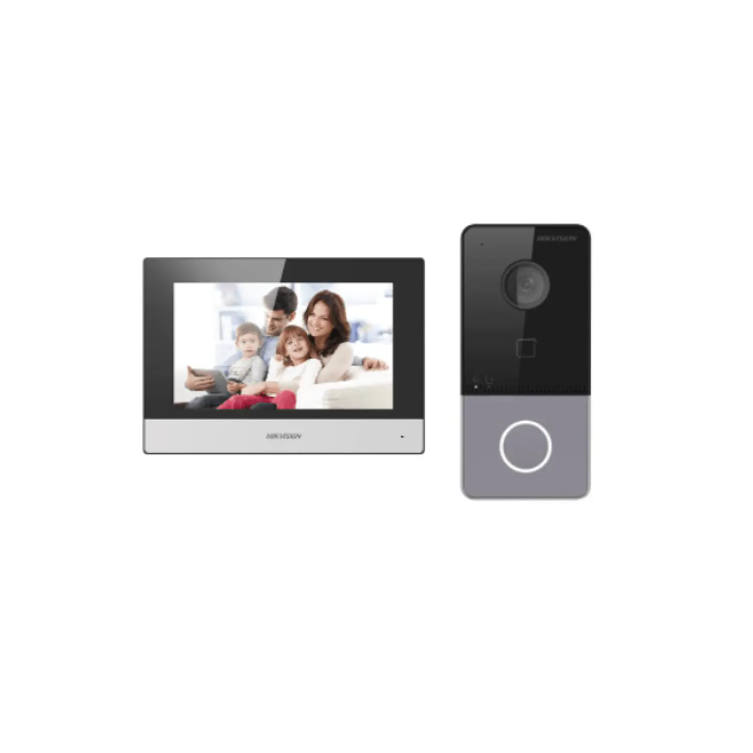 Hikvision DS-KIS603-P, Kit Videoportero IP, Cámara 2MP, Monitor 7 Pulgadas, PoE, Wi-Fi, IP65 1