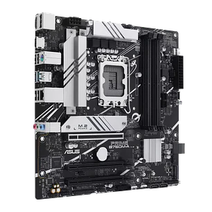 ASUS PRIME B760M-A D4, Placa Madre Micro-ATX Intel B760 LGA1700, DDR4, PCIe 4.0, 2.5GbE