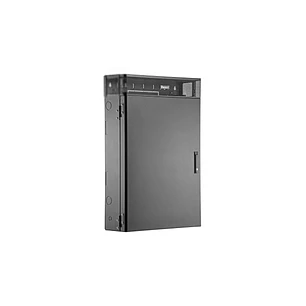 Panduit PanZone TrueEdge WME3BL, Gabinete Rack Mural Vertical, 3RU Activo + 3RU Pasivo, 90kg, Negro