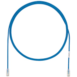 Panduit UTP28X1BU Cable de Red RJ45 Cat6A UTP, 28AWG, 0.30m, CM/LSZH, PoE++, Azul