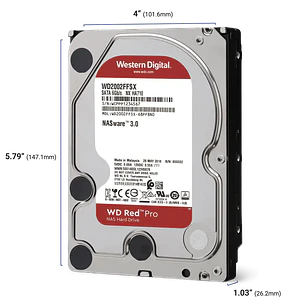 Western Digital WD Red Pro WD181KFGX, Disco Duro NAS 18TB, 3.5