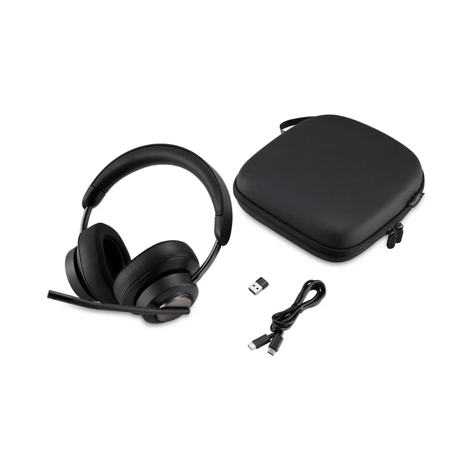 Kensington H3000 K83452WW Audífonos Bluetooth Over-Ear, Micrófono ENC, Multipunto, Batería 60h, Negro 8